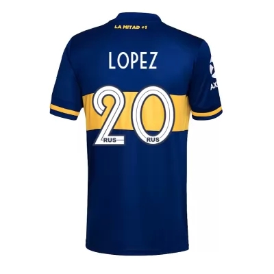 Lapset Jalkapallo Lisandro Lopez #20 Kotipaita Kuninkaallisen Sininen Pelipaita 2020/21 Lyhythihainen Paita