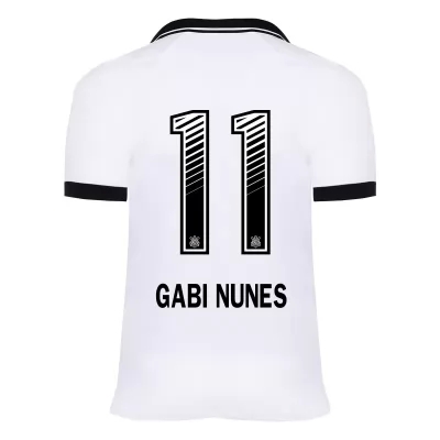 Lapset Jalkapallo Gabi Nunes #11 Kotipaita Valkoinen Pelipaita 2020/21 Lyhythihainen Paita