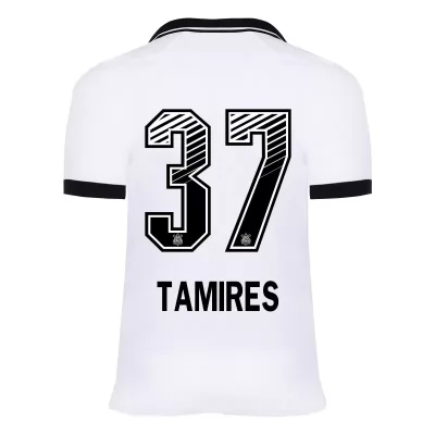 Lapset Jalkapallo Tamires #37 Kotipaita Valkoinen Pelipaita 2020/21 Lyhythihainen Paita