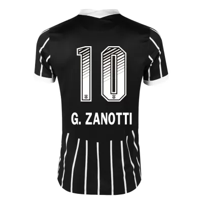 Lapset Jalkapallo G. Zanotti #10 Vieraspaita Musta Pelipaita 2020/21 Lyhythihainen Paita