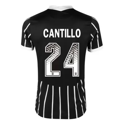 Lapset Jalkapallo Victor Cantillo #24 Vieraspaita Musta Pelipaita 2020/21 Lyhythihainen Paita