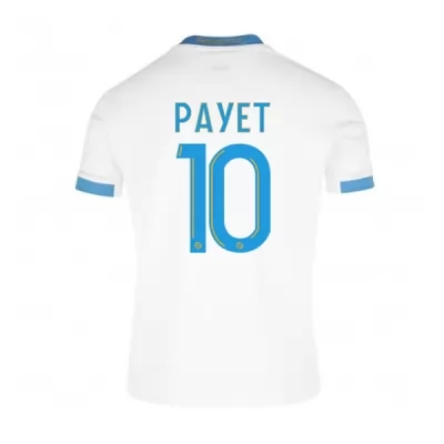 Lapset Jalkapallo Dimitri Payet #10 Kotipaita Valkoinen Sininen Pelipaita 2020/21 Lyhythihainen Paita