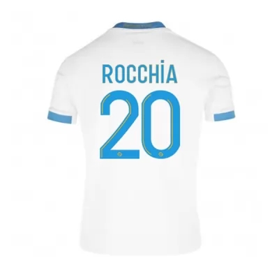 Lapset Jalkapallo Christopher Rocchia #20 Kotipaita Valkoinen Sininen Pelipaita 2020/21 Lyhythihainen Paita