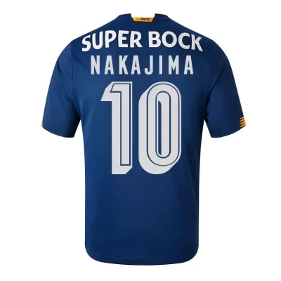 Lapset Jalkapallo Shoya Nakajima #10 Vieraspaita Koboltinsininen Pelipaita 2020/21 Lyhythihainen Paita