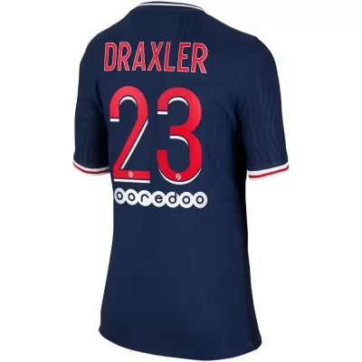 Lapset Jalkapallo Julian Draxler #23 Kotipaita Pimeys Pelipaita 2020/21 Lyhythihainen Paita