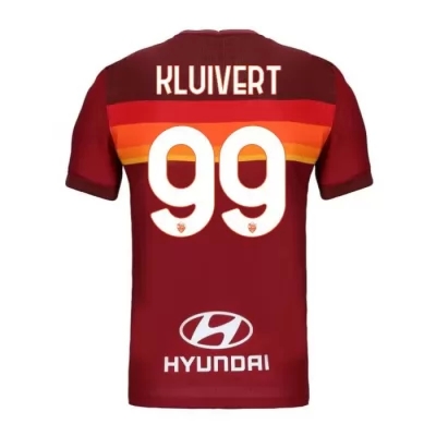 Lapset Jalkapallo Justin Kluivert #99 Kotipaita Punainen Pelipaita 2020/21 Lyhythihainen Paita