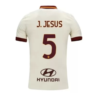 Lapset Jalkapallo Juan Jesus #5 Vieraspaita Samppanja Pelipaita 2020/21 Lyhythihainen Paita
