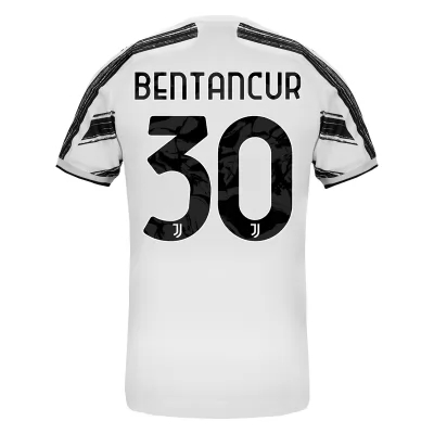 Lapset Jalkapallo Rodrigo Bentancur #30 Kotipaita Valkoinen Pelipaita 2020/21 Lyhythihainen Paita
