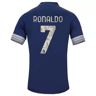 Lapset Jalkapallo Cristiano Ronaldo #7 Vieraspaita Pimeys Pelipaita 2020/21 Lyhythihainen Paita