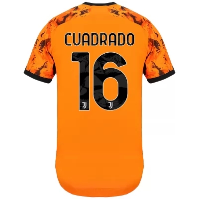 Lapset Jalkapallo Juan Cuadrado #16 3. Paita Oranssi Pelipaita 2020/21 Lyhythihainen Paita