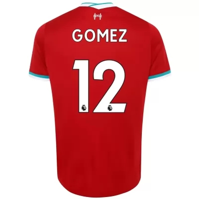 Lapset Jalkapallo Joe Gomez #12 Kotipaita Punainen Pelipaita 2020/21 Lyhythihainen Paita