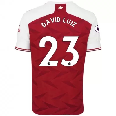 Lapset Jalkapallo David Luiz #23 Kotipaita Punainen Pelipaita 2020/21 Lyhythihainen Paita