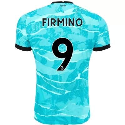 Lapset Jalkapallo Roberto Firmino #9 Vieraspaita Sininen Pelipaita 2020/21 Lyhythihainen Paita