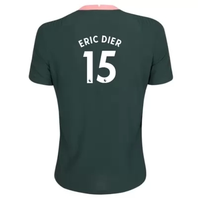 Lapset Jalkapallo Eric Dier #15 Vieraspaita Tummanvihreä Pelipaita 2020/21 Lyhythihainen Paita