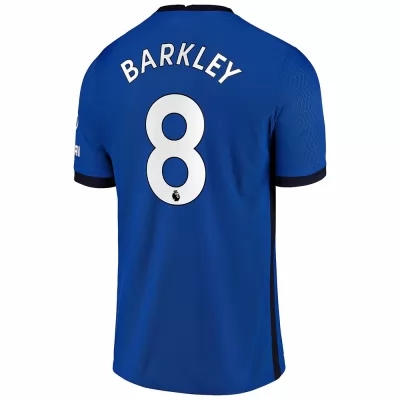 Lapset Jalkapallo Ross Barkley #8 Kotipaita Sininen Pelipaita 2020/21 Lyhythihainen Paita