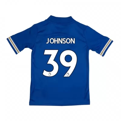 Lapset Jalkapallo Darnell Johnson #39 Kotipaita Sininen Pelipaita 2020/21 Lyhythihainen Paita