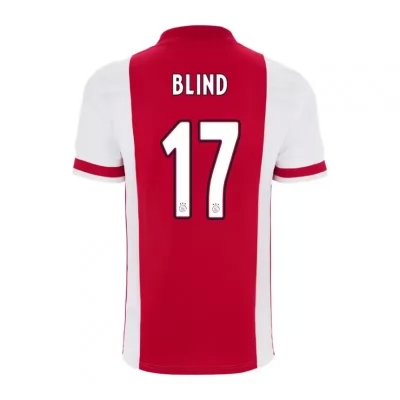 Lapset Jalkapallo Daley Blind #17 Kotipaita Punainen Pelipaita 2020/21 Lyhythihainen Paita