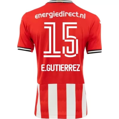 Lapset Jalkapallo Erick Gutierrez #15 Kotipaita Punainen Pelipaita 2020/21 Lyhythihainen Paita
