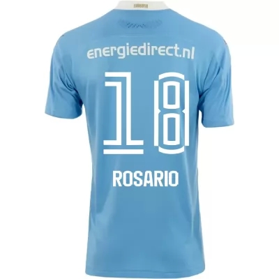 Lapset Jalkapallo Pablo Rosario #18 Vieraspaita Sininen Pelipaita 2020/21 Lyhythihainen Paita