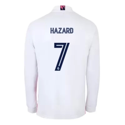 Lapset Jalkapallo Eden Hazard #7 Kotipaita Valkoinen Pelipaita 2020/21 Lyhythihainen Paita