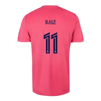 Lapset Jalkapallo Gareth Bale #11 Vieraspaita Vaaleanpunainen Pelipaita 2020/21 Lyhythihainen Paita