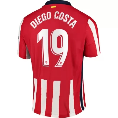 Lapset Jalkapallo Diego Costa #19 Kotipaita Punainen Pelipaita 2020/21 Lyhythihainen Paita