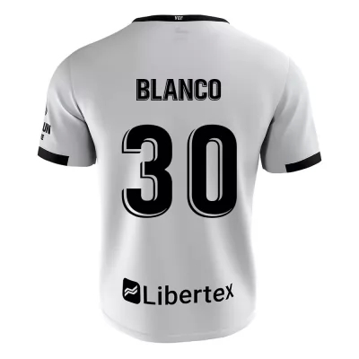 Lapset Jalkapallo Alex Blanco #30 Kotipaita Valkoinen Pelipaita 2020/21 Lyhythihainen Paita