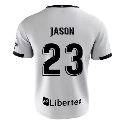 Lapset Jalkapallo Jason #23 Kotipaita Valkoinen Pelipaita 2020/21 Lyhythihainen Paita