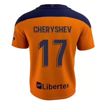 Lapset Jalkapallo Denis Cheryshev #17 Vieraspaita Oranssi Pelipaita 2020/21 Lyhythihainen Paita