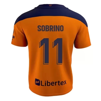 Lapset Jalkapallo Ruben Sobrino #11 Vieraspaita Oranssi Pelipaita 2020/21 Lyhythihainen Paita