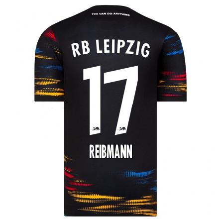 Miesten Jalkapallo Emily Reibmann #17 Musta Keltainen Vieraspaita 2021/22 Lyhythihainen Paita T-paita