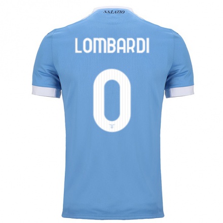 Miesten Jalkapallo Cristiano Lombardi #0 Sininen Kotipaita 2021/22 Lyhythihainen Paita T-paita