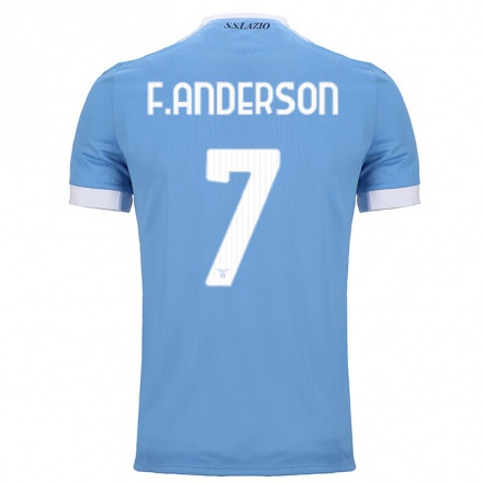 Miesten Jalkapallo Felipe Anderson #7 Sininen Kotipaita 2021/22 Lyhythihainen Paita T-paita