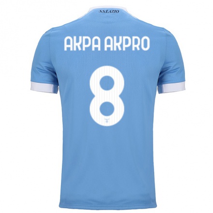 Miesten Jalkapallo Jean-Daniel Akpa Akpro #8 Sininen Kotipaita 2021/22 Lyhythihainen Paita T-paita