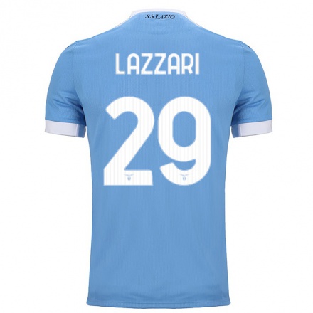 Miesten Jalkapallo Manuel Lazzari #29 Sininen Kotipaita 2021/22 Lyhythihainen Paita T-paita