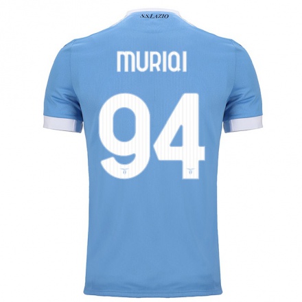 Miesten Jalkapallo Vedat Muriqi #94 Sininen Kotipaita 2021/22 Lyhythihainen Paita T-paita