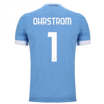 Miesten Jalkapallo Stephanie Ohrstrom #1 Sininen Kotipaita 2021/22 Lyhythihainen Paita T-paita
