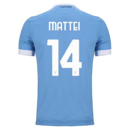 Miesten Jalkapallo Sarah Mattei #14 Sininen Kotipaita 2021/22 Lyhythihainen Paita T-paita