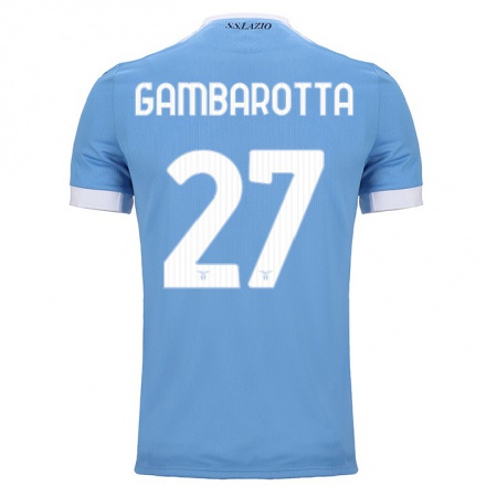 Miesten Jalkapallo Margot Gambarotta #27 Sininen Kotipaita 2021/22 Lyhythihainen Paita T-paita