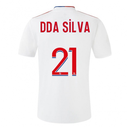 Miesten Jalkapallo Damien Da Silva #21 Valkoinen Kotipaita 2021/22 Lyhythihainen Paita T-paita