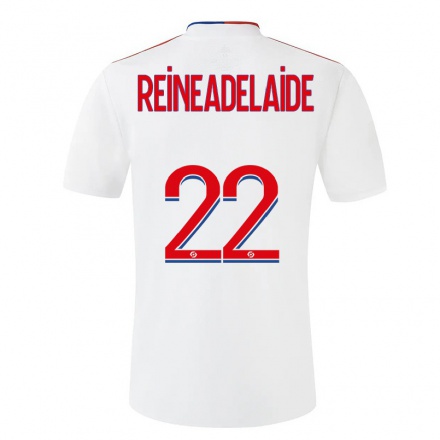 Miesten Jalkapallo Jeff Reine-Adelaide #22 Valkoinen Kotipaita 2021/22 Lyhythihainen Paita T-paita