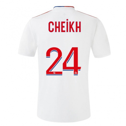 Miesten Jalkapallo Pape Cheikh #24 Valkoinen Kotipaita 2021/22 Lyhythihainen Paita T-paita