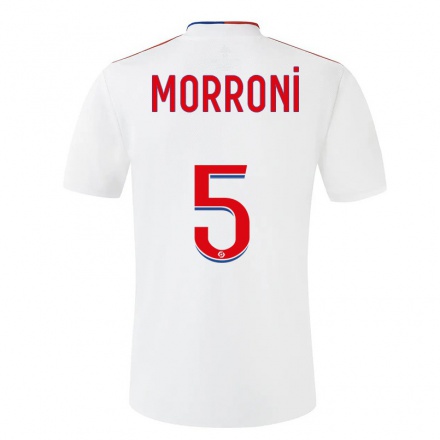 Miesten Jalkapallo Perle Morroni #5 Valkoinen Kotipaita 2021/22 Lyhythihainen Paita T-paita