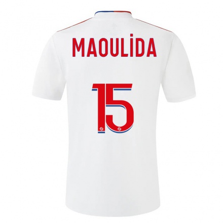 Miesten Jalkapallo Assimina Maoulida #15 Valkoinen Kotipaita 2021/22 Lyhythihainen Paita T-paita