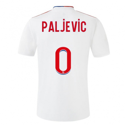 Miesten Jalkapallo Alyssia Paljevic #0 Valkoinen Kotipaita 2021/22 Lyhythihainen Paita T-paita