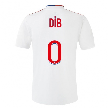 Miesten Jalkapallo Djibrail Dib #0 Valkoinen Kotipaita 2021/22 Lyhythihainen Paita T-paita