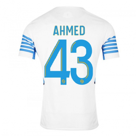 Miesten Jalkapallo Nassim Ahmed #43 Valkoinen Kotipaita 2021/22 Lyhythihainen Paita T-paita