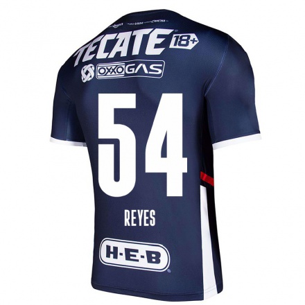 Miesten Jalkapallo Jacobo Reyes #54 Laivastonsininen Kotipaita 2021/22 Lyhythihainen Paita T-paita