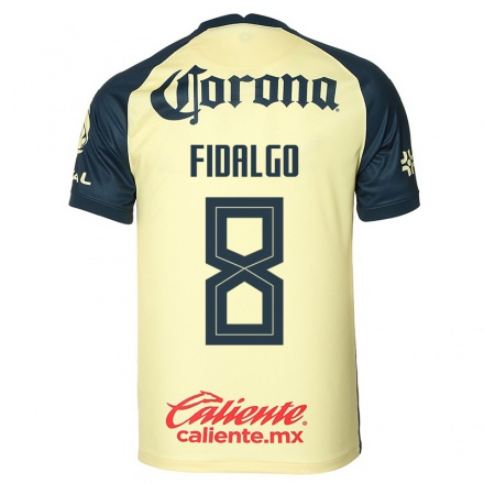 Miesten Jalkapallo Alvaro Fidalgo #8 Keltainen Kotipaita 2021/22 Lyhythihainen Paita T-paita