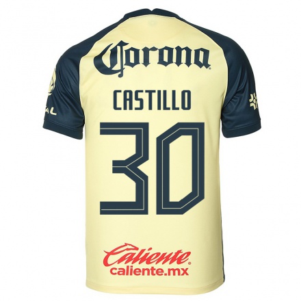 Miesten Jalkapallo Nicolas Castillo #30 Keltainen Kotipaita 2021/22 Lyhythihainen Paita T-paita
